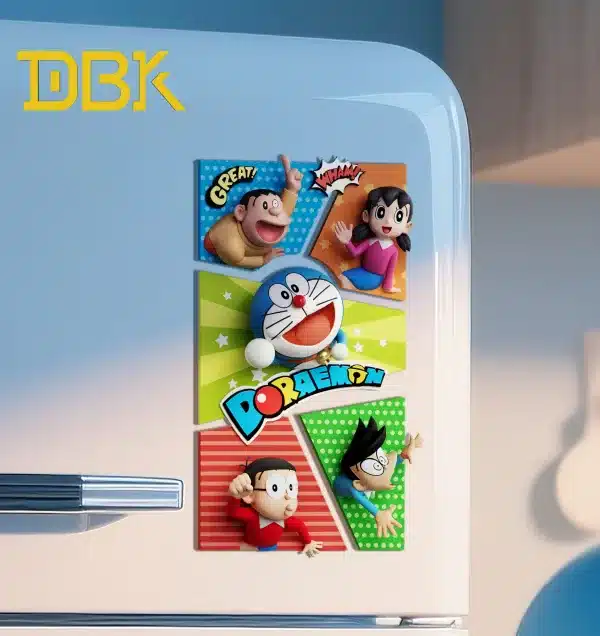Doraemon DBK Studio Doraemon Fridge Magnet Set Resin Statue 3