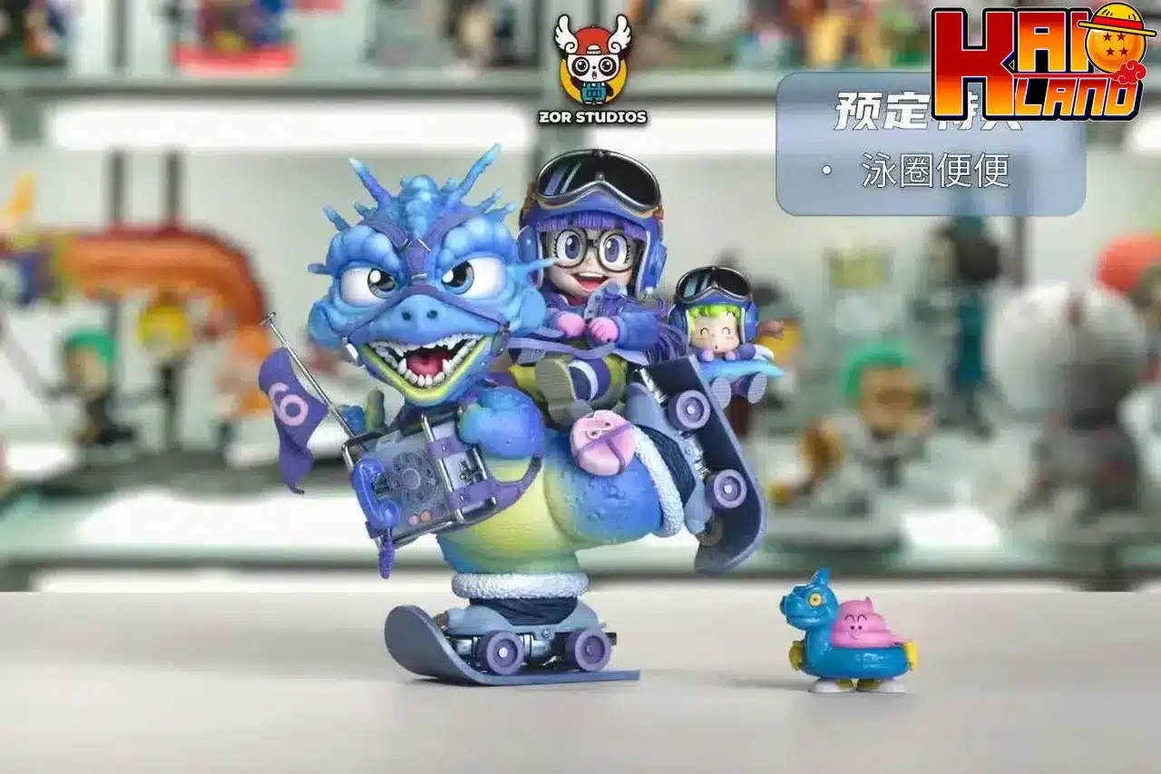 Dr Slump ZOR Studio Arale Riding a Dragon Resin Statue