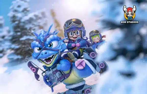 Dr Slump ZOR Studio Arale Riding a Dragon Resin Statue 4