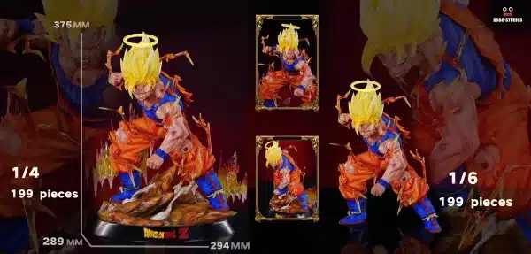 Dragon Ball BOBO Studio SS2 Goku Resin Statue 4 min