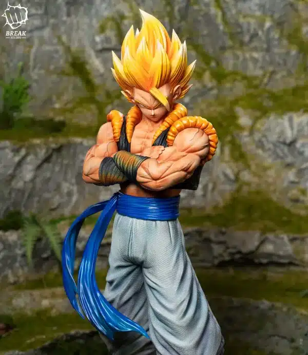 Dragon Ball Break Studio Gogeta Yellow x Black Hair Resin Statue 3