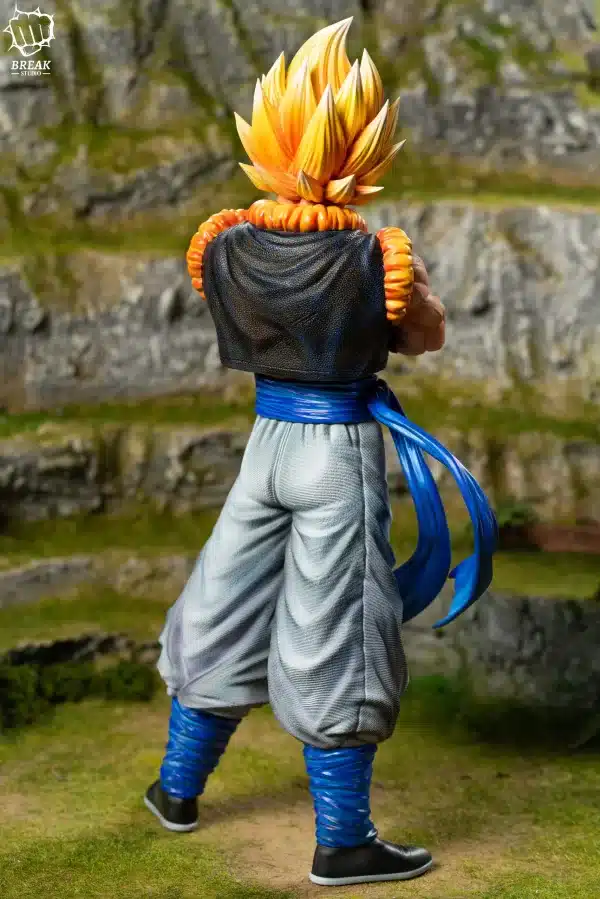 Dragon Ball Break Studio Gogeta Yellow x Black Hair Resin Statue 4