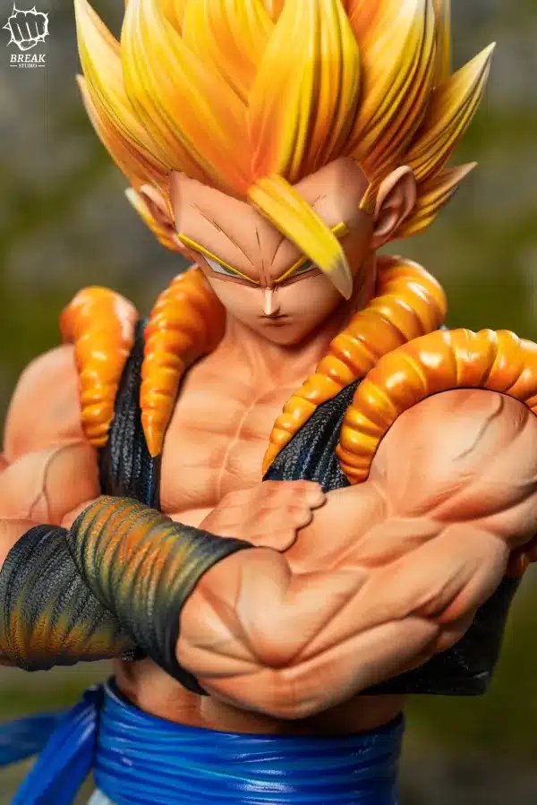 Dragon Ball Break Studio Gogeta Yellow x Black Hair Resin Statue 5