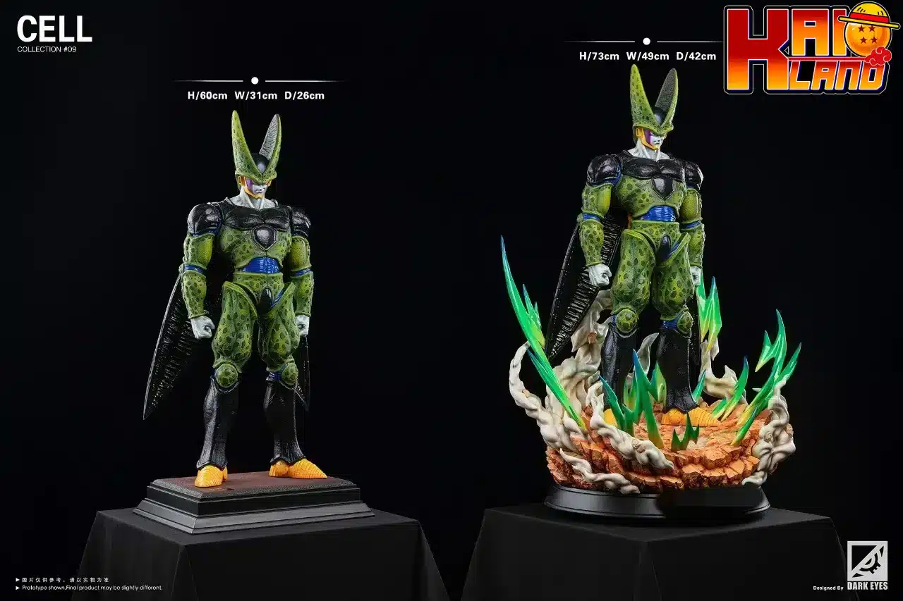 Dragon Ball 2% Studio x Dark Eyes Studio Cell Resin Statue
