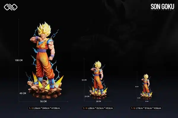 Dragon Ball Infinite Studio SSJ2 Goku Resin Statue 1
