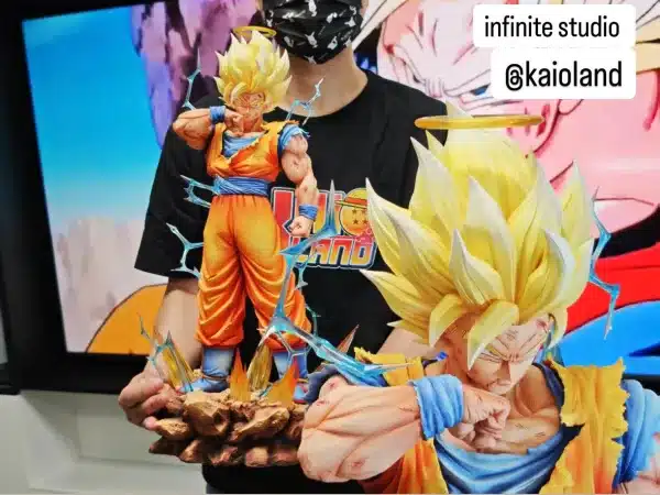 Dragon Ball Infinite Studio SSJ2 Goku Resin Statue 2 1