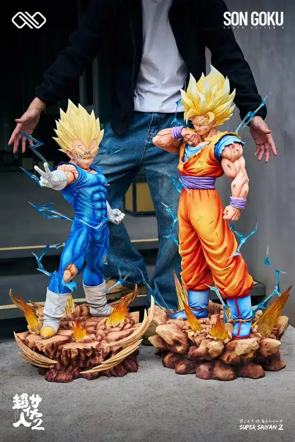 Dragon Ball Infinite Studio SSJ2 Goku Resin Statue 2