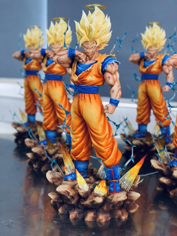 Dragon Ball Infinite Studio SSJ2 Goku Resin Statue 3 1