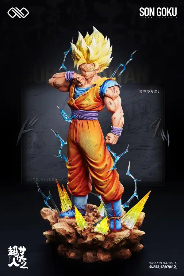 Dragon Ball Infinite Studio SSJ2 Goku Resin Statue 3
