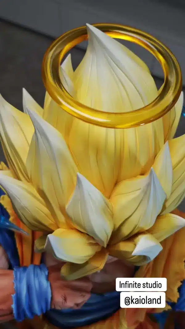 Dragon Ball Infinite Studio SSJ2 Goku Resin Statue 4 1