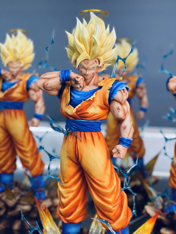 Dragon Ball Infinite Studio SSJ2 Goku Resin Statue 4 1