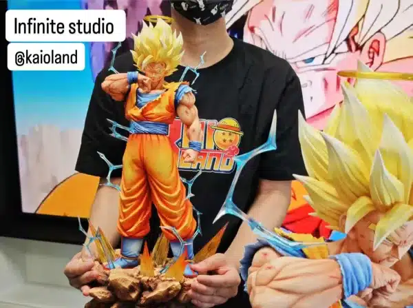 Dragon Ball Infinite Studio SSJ2 Goku Resin Statue 5 1