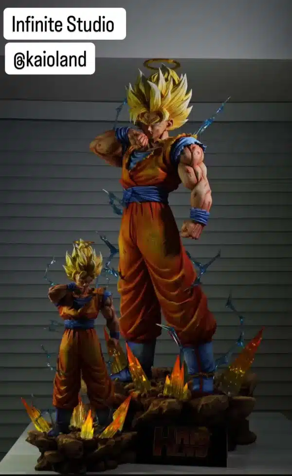 Dragon Ball Infinite Studio SSJ2 Goku Resin Statue 7 1