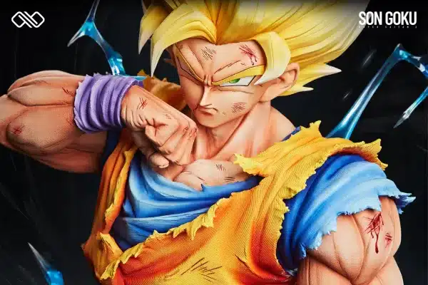 Dragon Ball Infinite Studio SSJ2 Goku Resin Statue 7