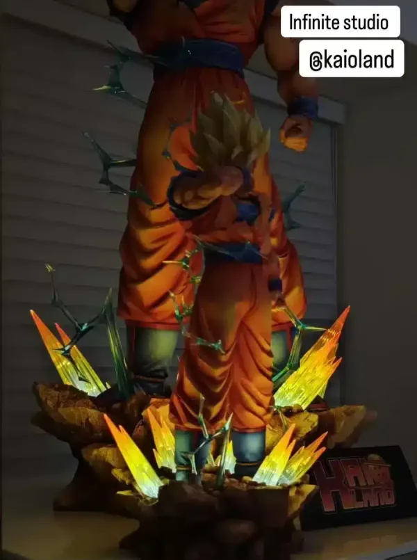 Dragon Ball Infinite Studio SSJ2 Goku Resin Statue 8 1 e1747477223633