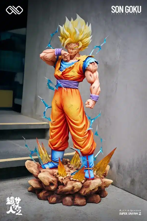 Dragon Ball Infinite Studio SSJ2 Goku Resin Statue 8
