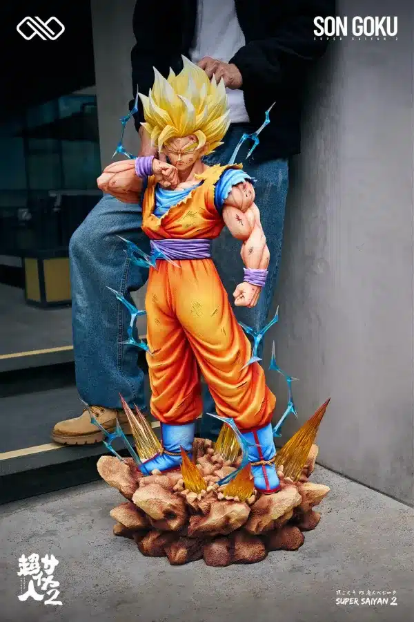 Dragon Ball Infinite Studio SSJ2 Goku Resin Statue 9
