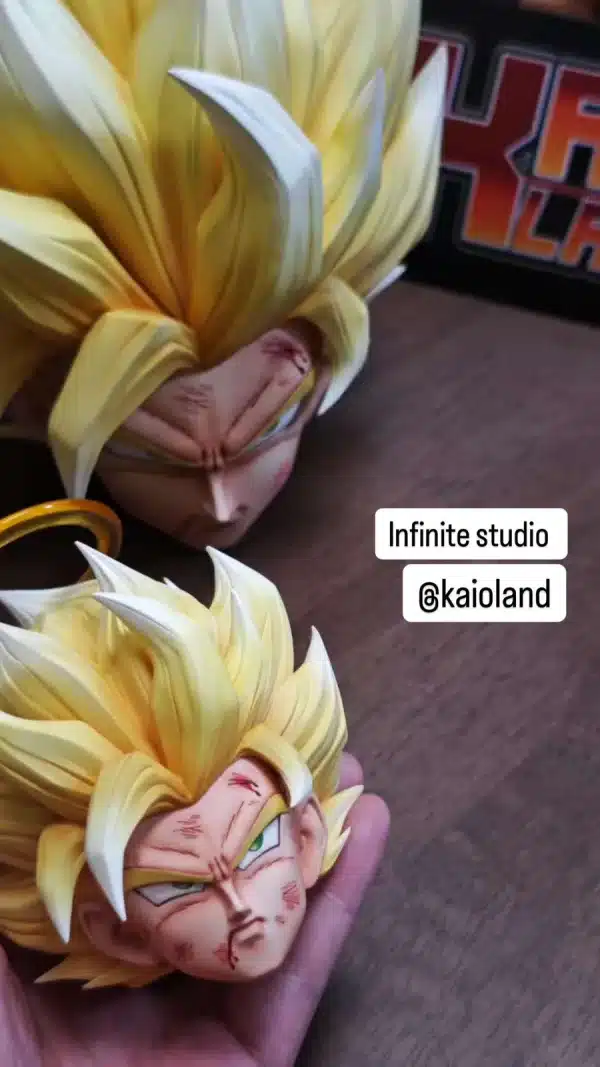 Dragon Ball Infinite Studio SSJ2 Goku Resin Statue 999 1