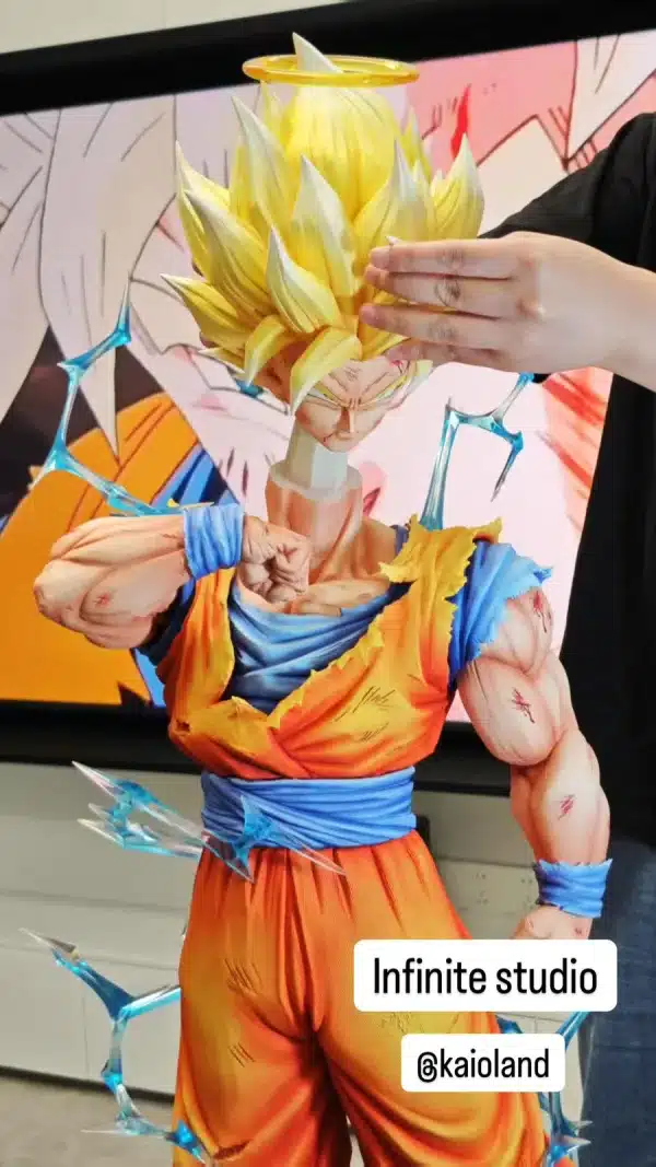Dragon Ball Infinite Studio SSJ2 Goku Resin Statue 9999 1