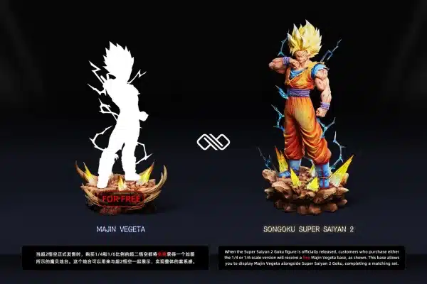 Dragon Ball Infinite Studio SSJ2 Goku Resin Statue 9999
