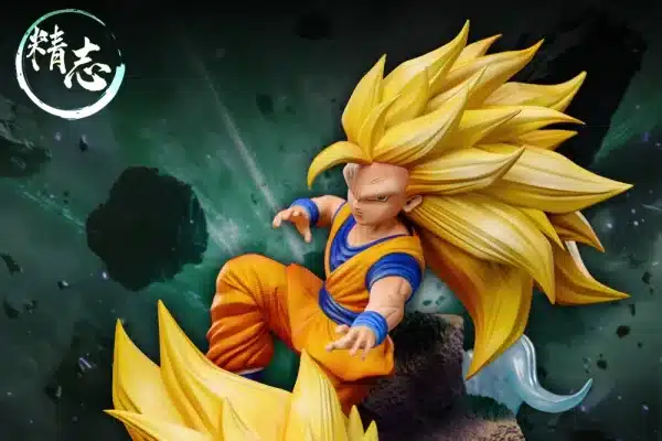 Dragon Ball Jing Zhi Studio Daima SSJ3 Goku x Vegeta Resin Statue 2
