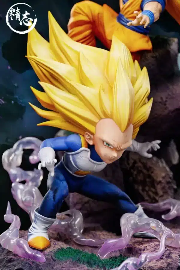 Dragon Ball Jing Zhi Studio Daima SSJ3 Goku x Vegeta Resin Statue 3