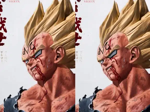 Dragon Ball Notricks Studio Vegeta Bust Resin Statue 5