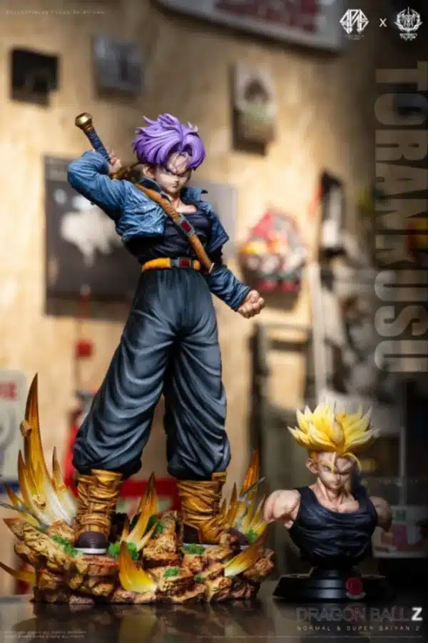 Dragon Ball Space Realm Studio X Ember Ruins Studio Trunks Resin Statue 6