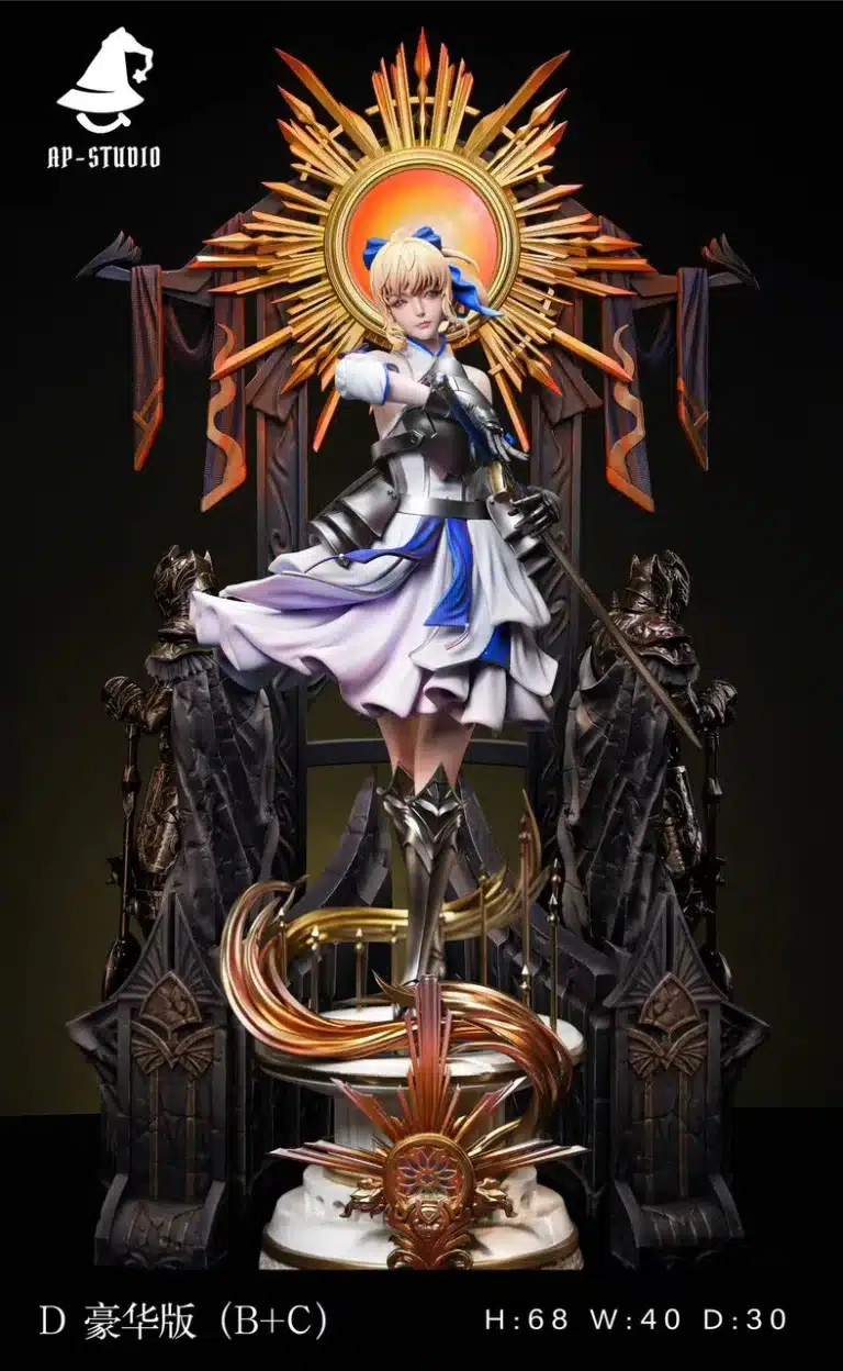 Fate Stay Night AP Studio Saber Lily Resin Statue