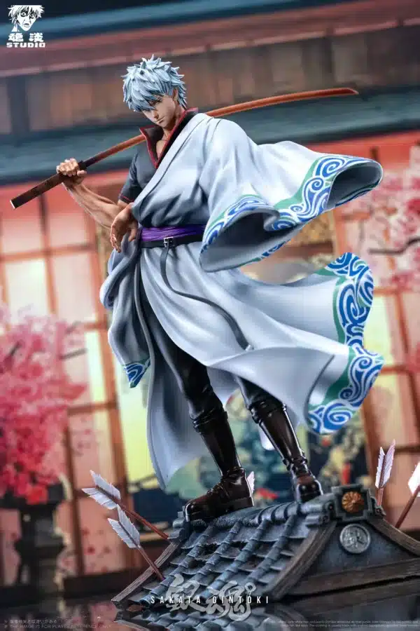 Gintama HunDan Studio Gintoki Sakata Resin Statue 5