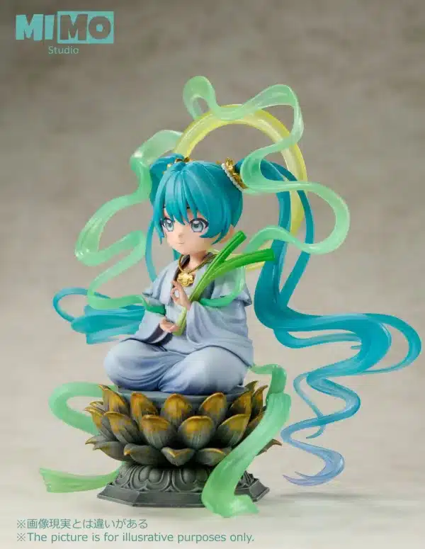 Hatsune Miku Mimo Studio Tathagata Buddha Hatsune Miku Resin Statue 2