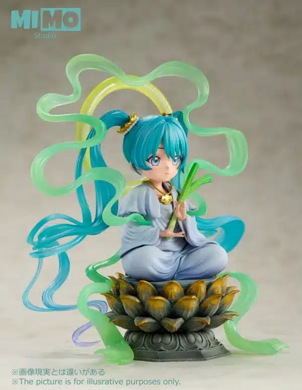 Hatsune Miku Mimo Studio Tathagata Buddha Hatsune Miku Resin Statue 3
