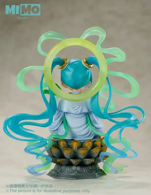 Hatsune Miku Mimo Studio Tathagata Buddha Hatsune Miku Resin Statue 4