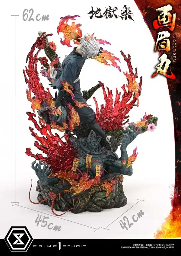 Hells Paradise Prime 1 Studio Jigokuraku Gabimaru Licensed Resin Statue 2