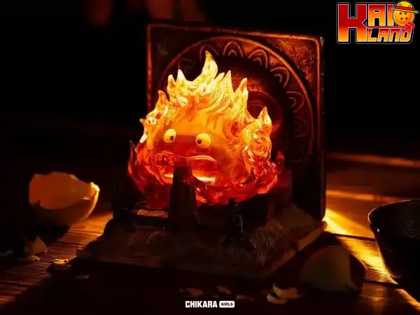 Howls Moving Castle Chikara Studio Calcifer Resin Statue 1