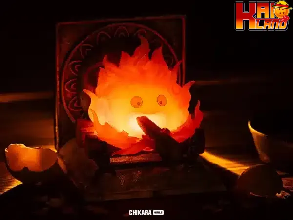 Howls Moving Castle Chikara Studio Calcifer Resin Statue 2