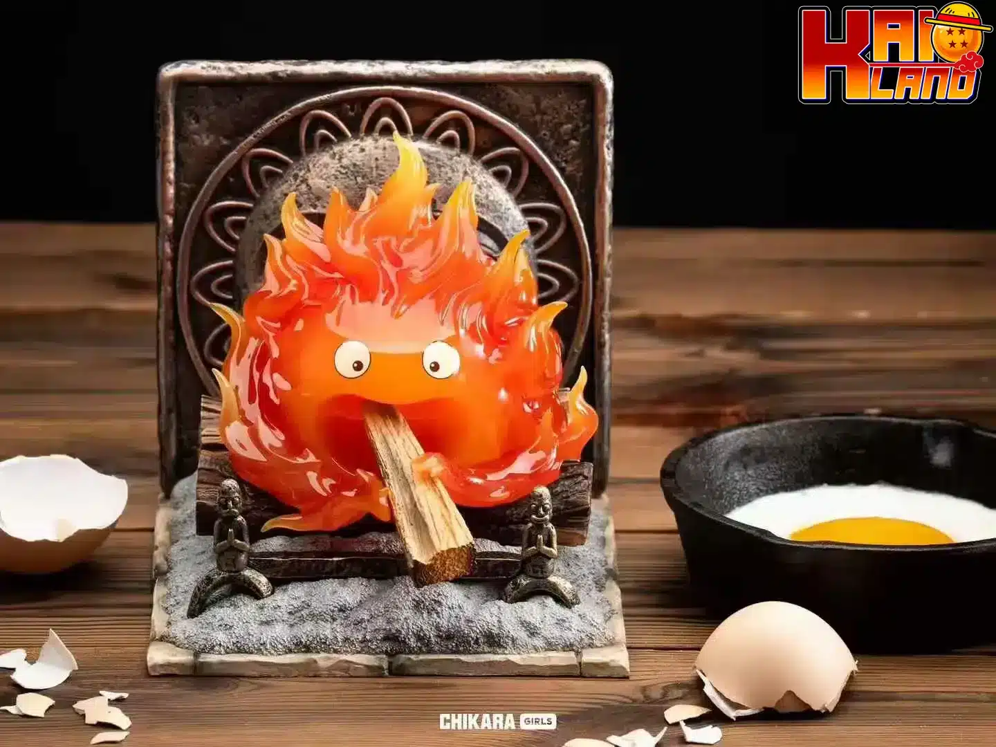 Howls Moving Castle Chikara Studio Calcifer Resin Statue