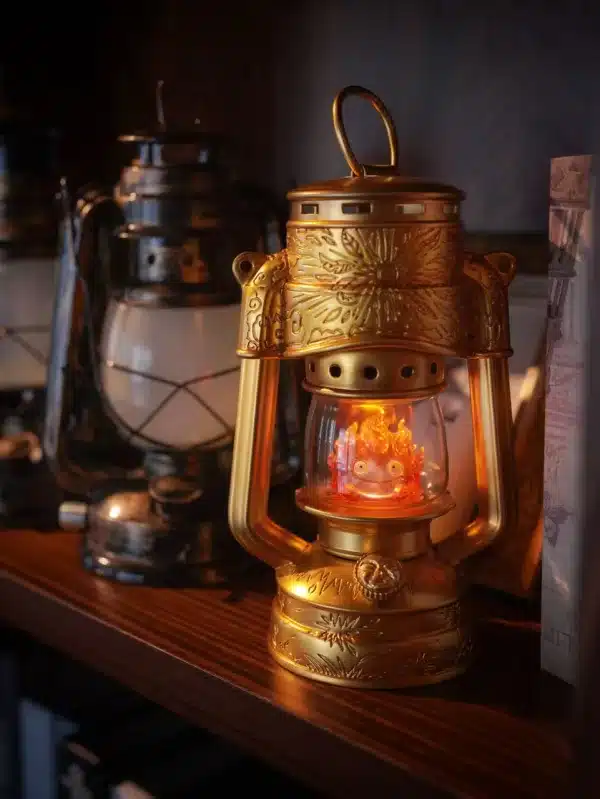Howls Moving Castle LongMiao Studio Kerosene Lamp Calcifer Resin Statue 3