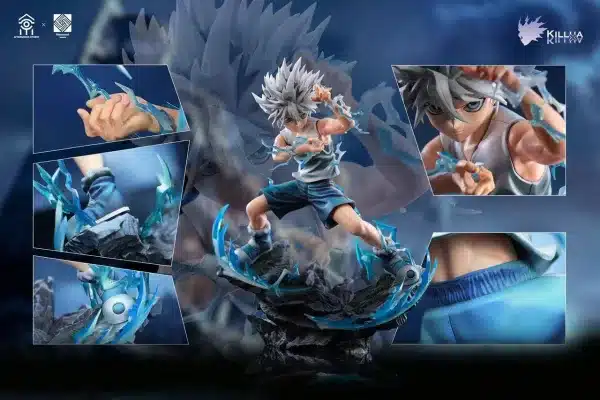 Hunter x Hunter Aftershock Studio x Fibonacci Studio Killua Zoldyck x Gon Freecss Resin Statue 3