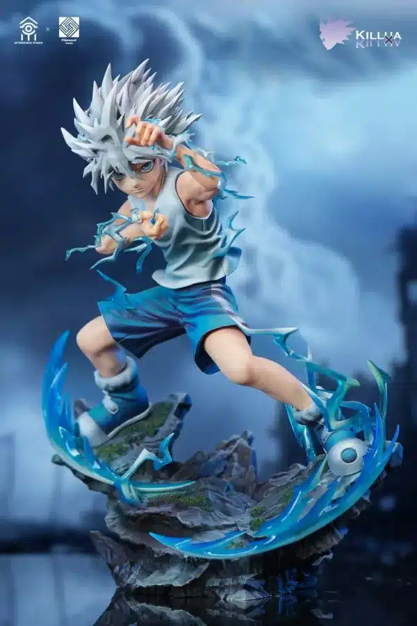 Hunter x Hunter Aftershock Studio x Fibonacci Studio Killua Zoldyck x Gon Freecss Resin Statue 4