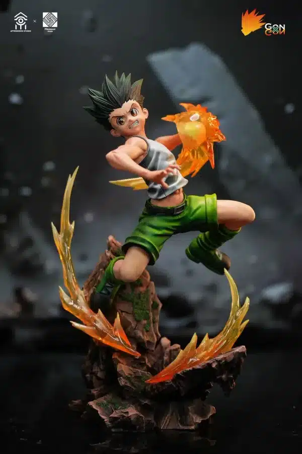 Hunter x Hunter Aftershock Studio x Fibonacci Studio Killua Zoldyck x Gon Freecss Resin Statue 5