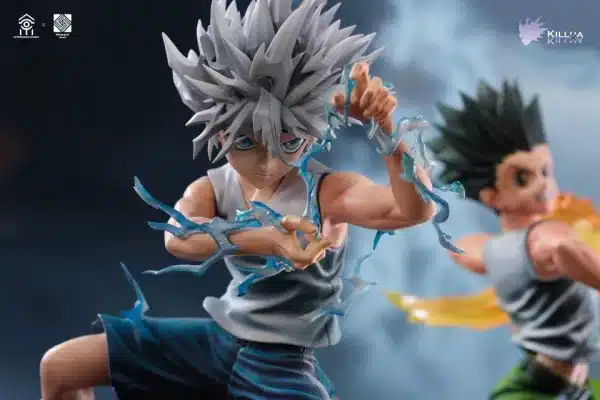 Hunter x Hunter Aftershock Studio x Fibonacci Studio Killua Zoldyck x Gon Freecss Resin Statue 6