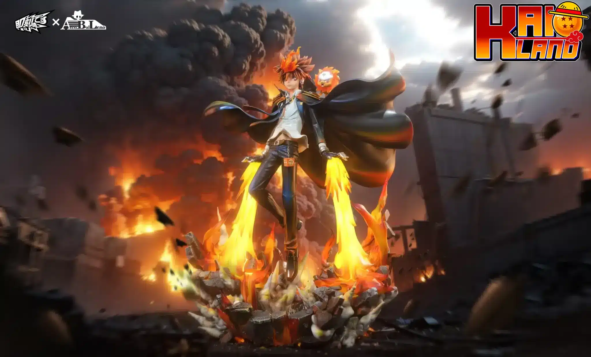 Katekyo Hitman Reborn Ji ke Studio x Arcobaleno Studio Sawada Tsunayoshi Resin Statue
