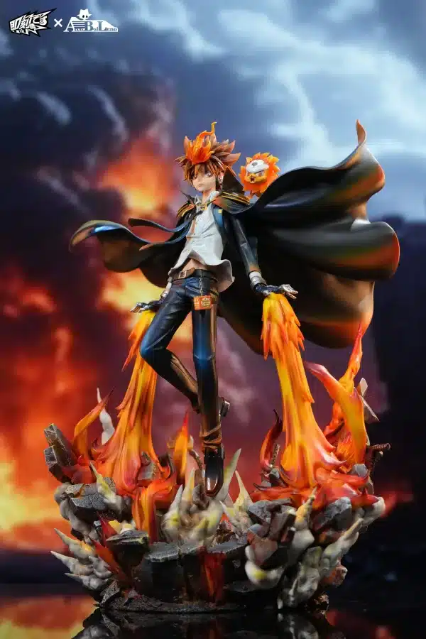 Katekyo Hitman Reborn Ji ke Studio x Arcobaleno Studio Sawada Tsunayoshi Resin Statue 3
