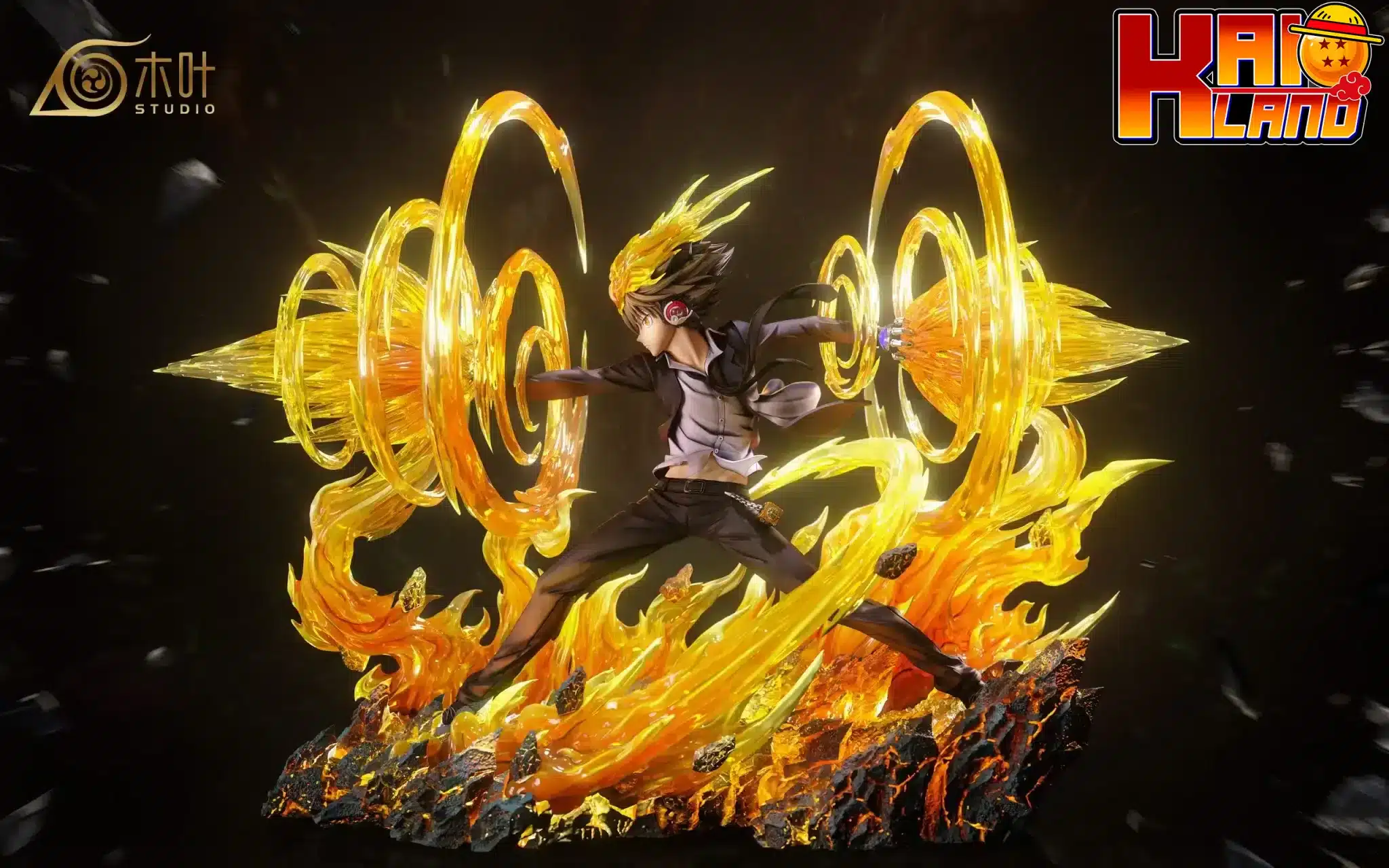 Katekyo Hitman Reborn Konoha Studio Tsunayoshi Sawada Xbuner Resin Statue