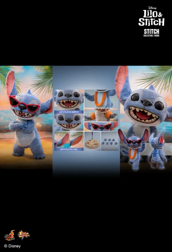 Lilo x Stitch Hot Toys Stitch Collectible Licensed 6
