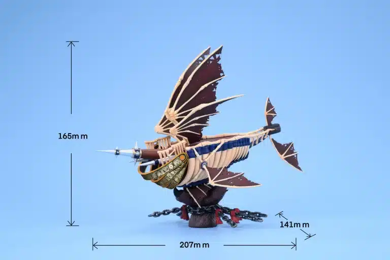 MapleStory Blue Snail Studio Bat Demons Ship Resin Statue