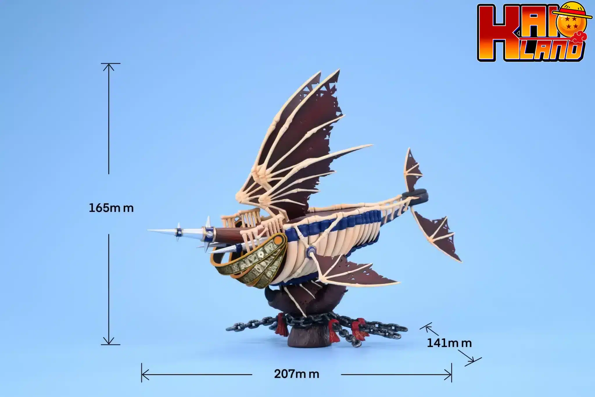 MapleStory Blue Snail Studio Bat Demons Ship Resin Statue