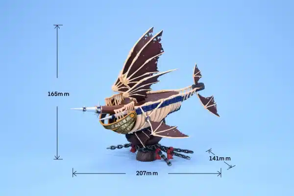 MapleStory Blue Snail Studio Bat Demons Ship Resin Statue 3