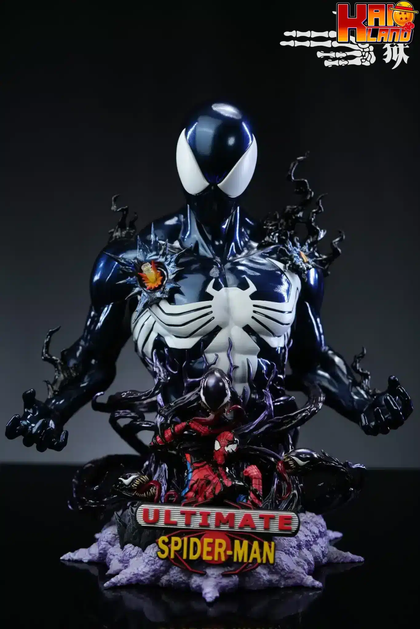 Marvel 27abyss Studio Symbiote Ultimate SpiderMan Bust V2 Resin Statue